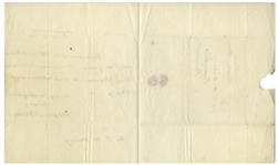 Martin Van Buren Autograph Letter Signed & Free Franked Signature